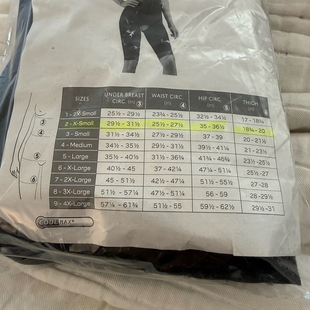 Women’s short lipo panty Medical Z Faja